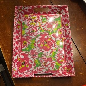 Lilly Pulitzer White Serving Tray